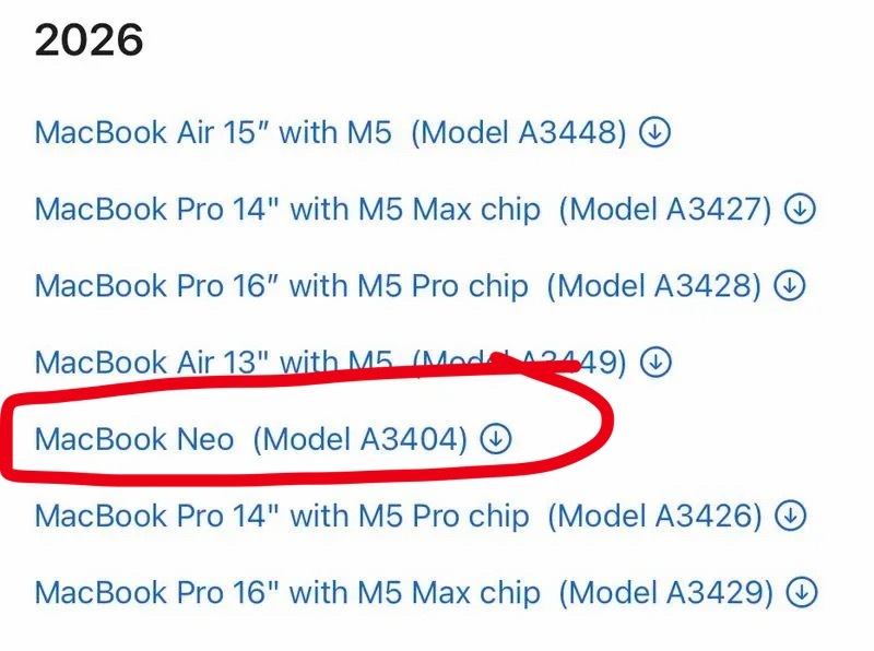 MacRumors 消息，昨天晚上苹果官网出现了关于「MacBook Neo」（