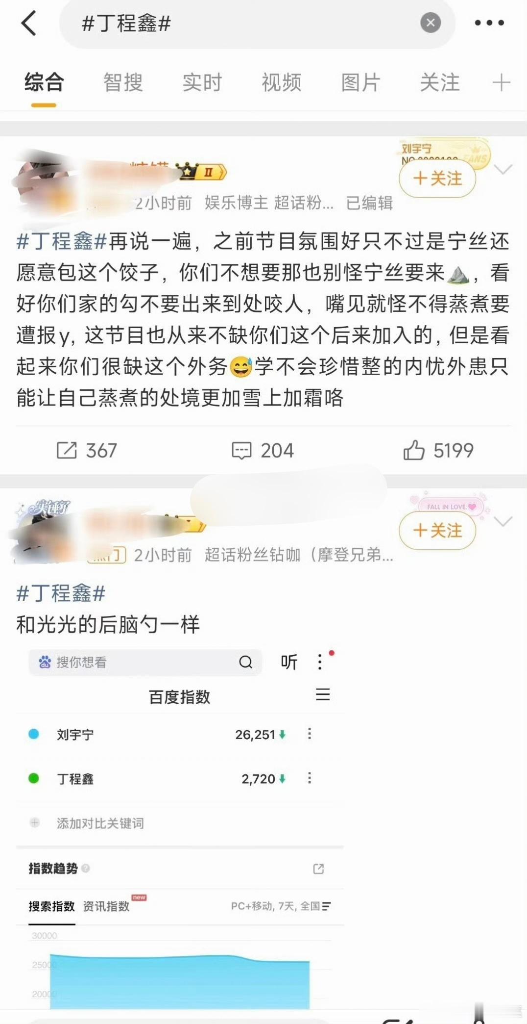 刘宇宁家怎么在丁程鑫的广场上发生了什么？难道不一起护综艺开推吗