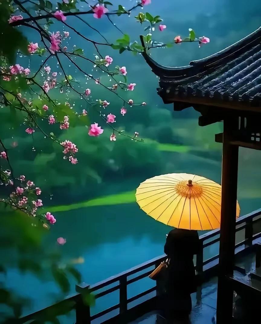 梦里相逢不是真
梅花深处断肠人
孤身残影自惆怅
相思入骨情亦深