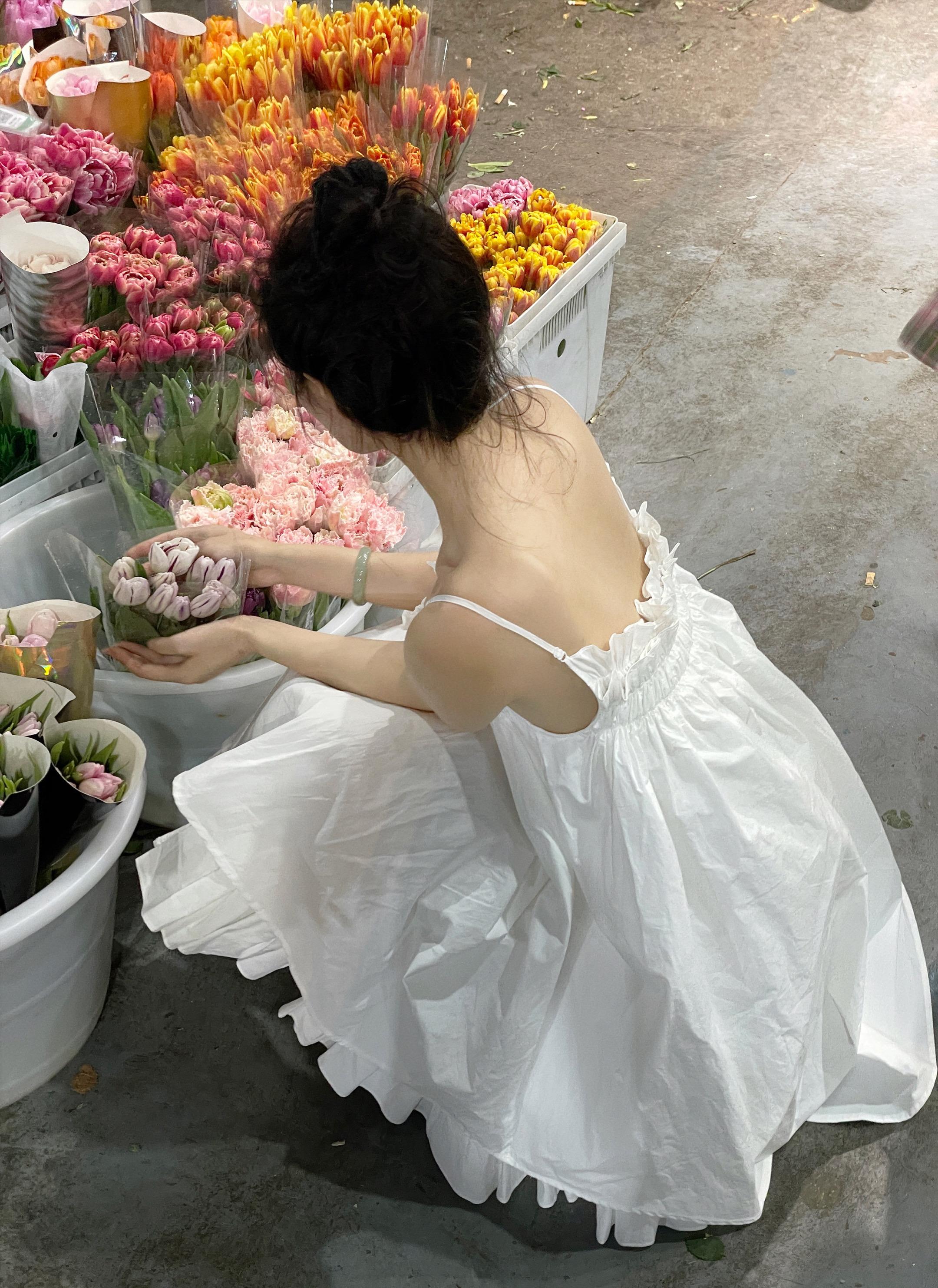 那天 喜欢的都郁金香 喜欢的裙子 喜欢的人