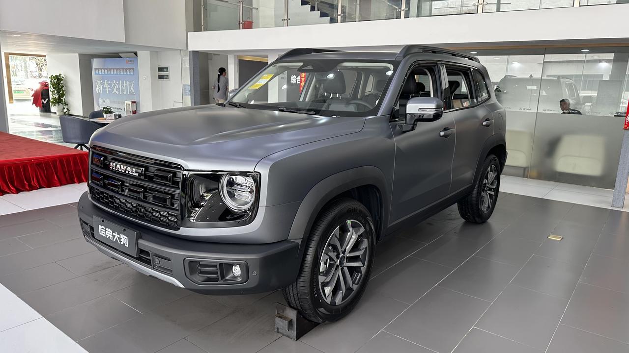 探店26款哈弗大狗，方盒子造型依旧硬朗，前脸耐看，中网好像是能快拆改装，个性拉满