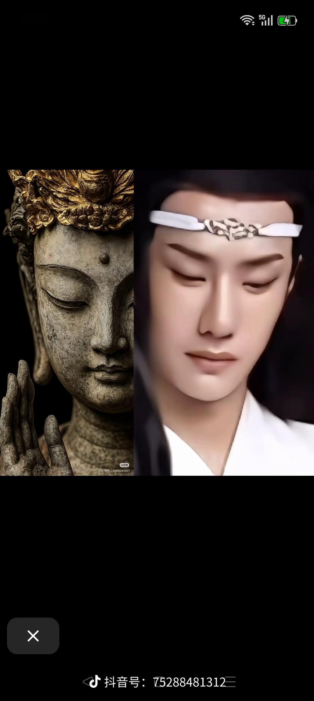 佛像，在王一博脸上看到了慈悲 