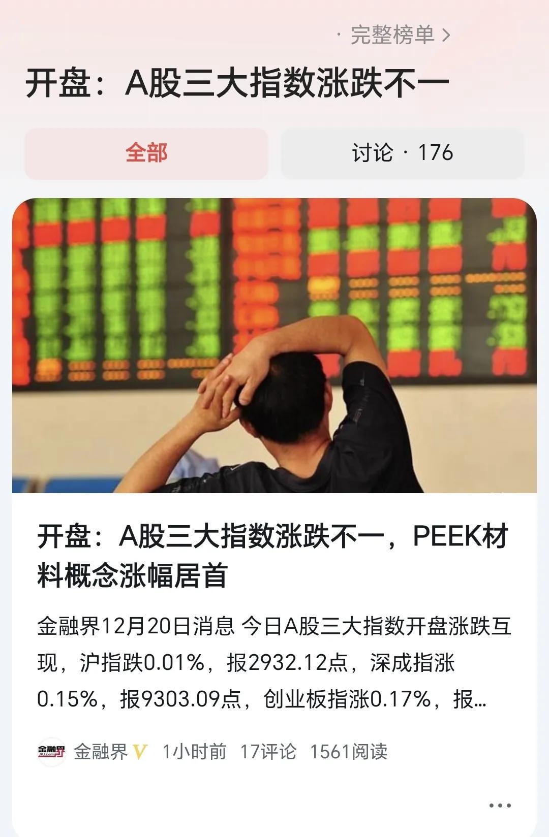#开盘：A股三大指数涨跌不一#  很庆幸，前段时间减仓了，只留了三成仓位。这个月