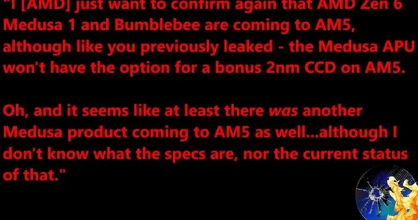 AMD正在准备Zen 6桌面APU！入门级定位：8组RDNA 4m计算单元
