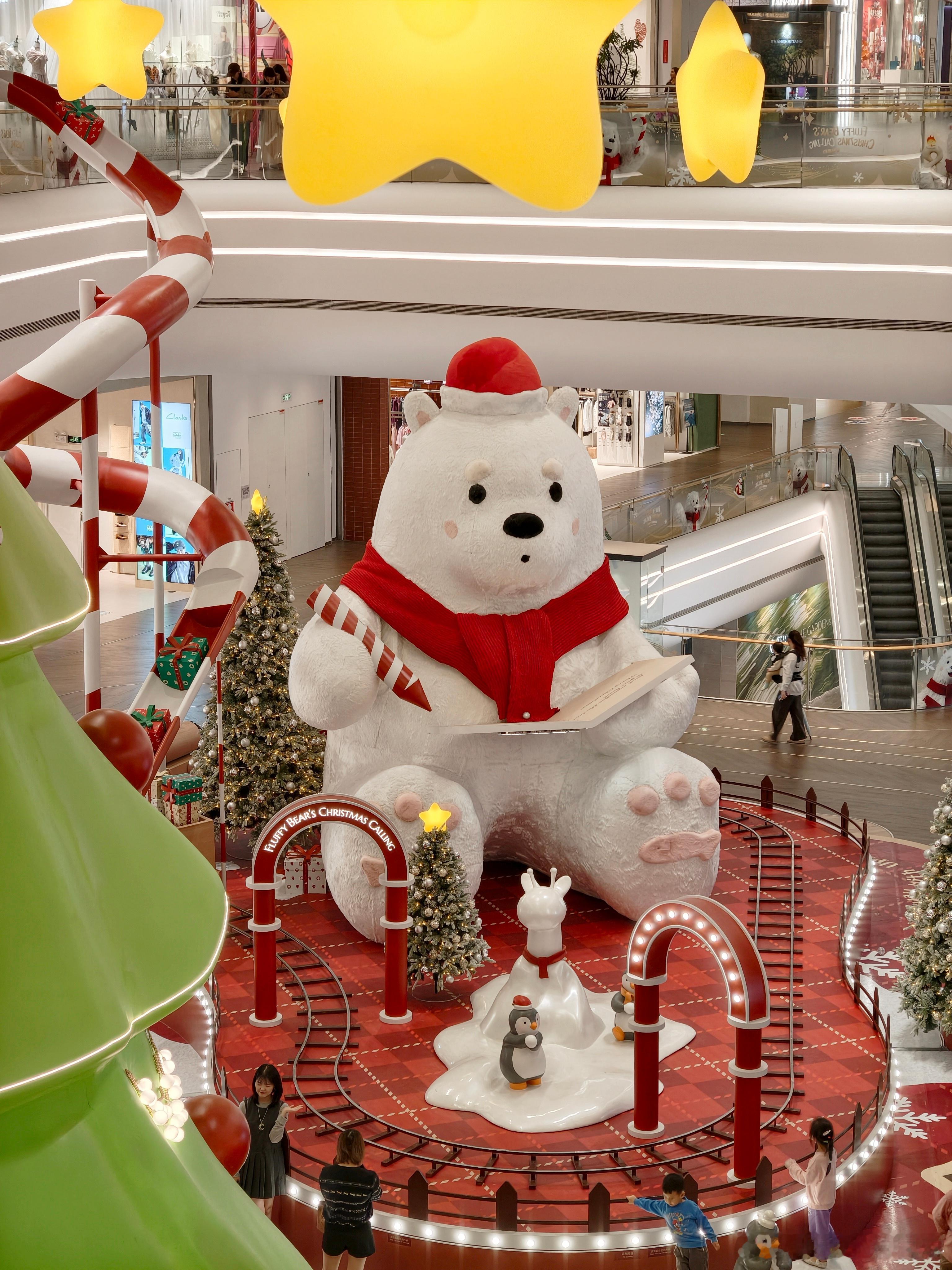 深业上城已经满满圣诞氛围了🎄 