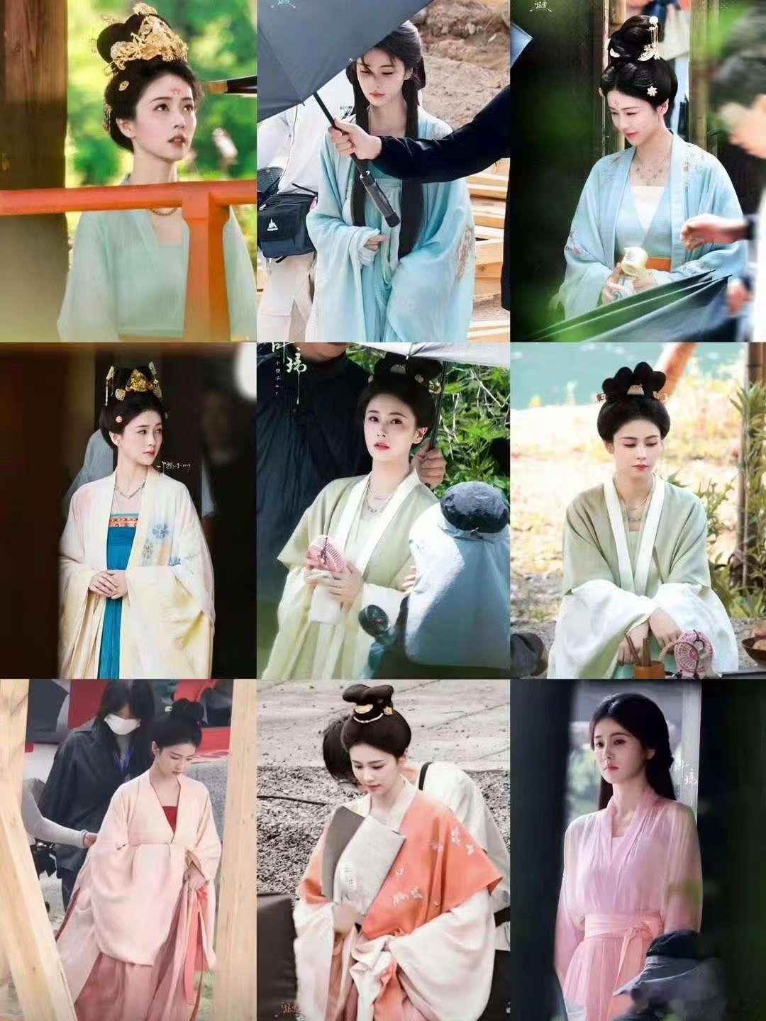 在拍古偶女主造型合集近期古偶女主造型近期古偶女主造型 百花齐放  [赞啊][赞啊
