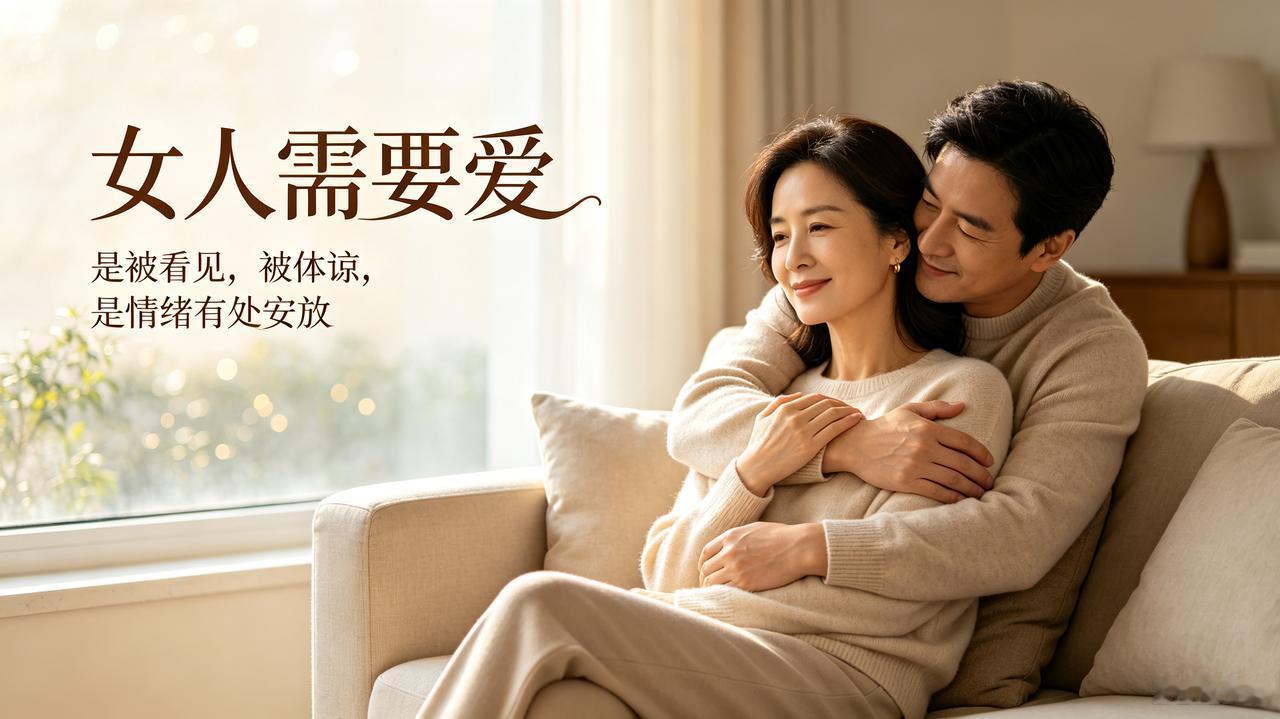感情里的真相：女人需要爱，男人需要爱与柔情
 
女人这一生，最需要的是爱，是被看