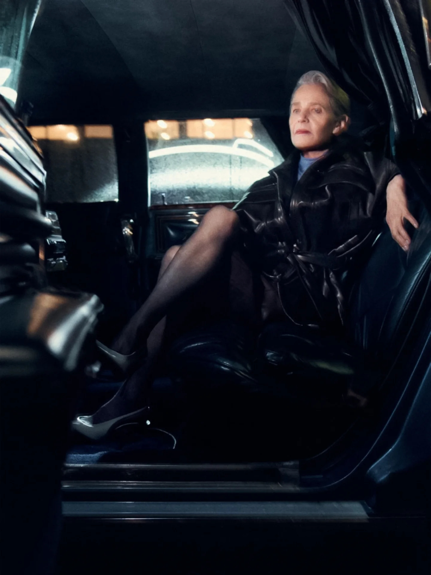 英国女演员Charlotte Rampling一组英国版《Vogue》大片，她是