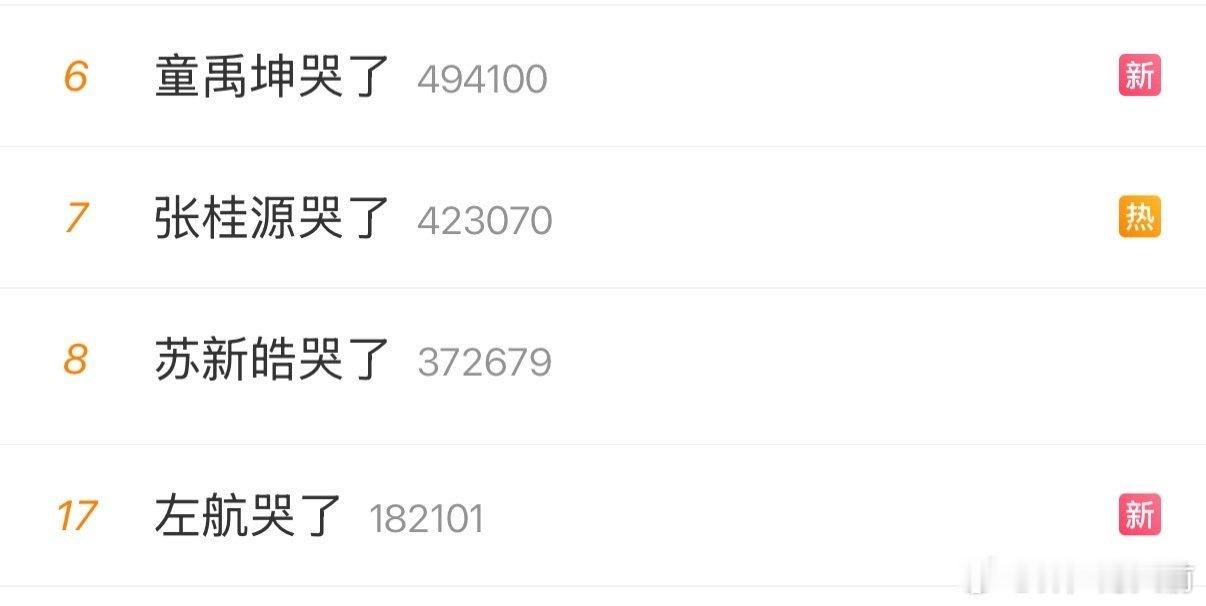 我天 干啥了哭这么多人 