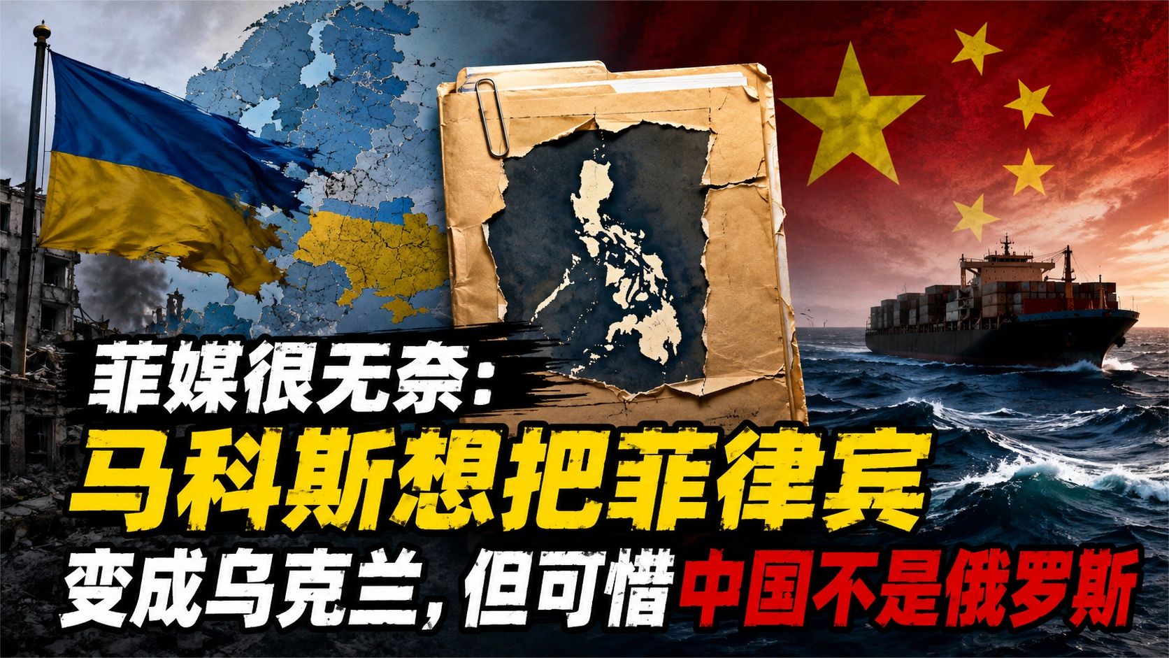 菲媒很无奈：马科斯想把菲律宾变成乌克兰，但可惜中国不是俄罗斯