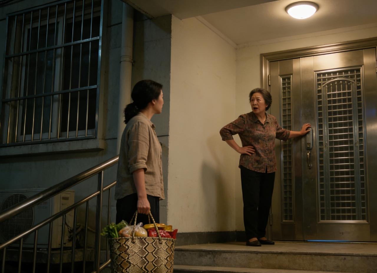 陕西，公婆拎着大包小包来到儿媳家，到了门口正要进去，婆婆2次问儿媳：能不能进去！
