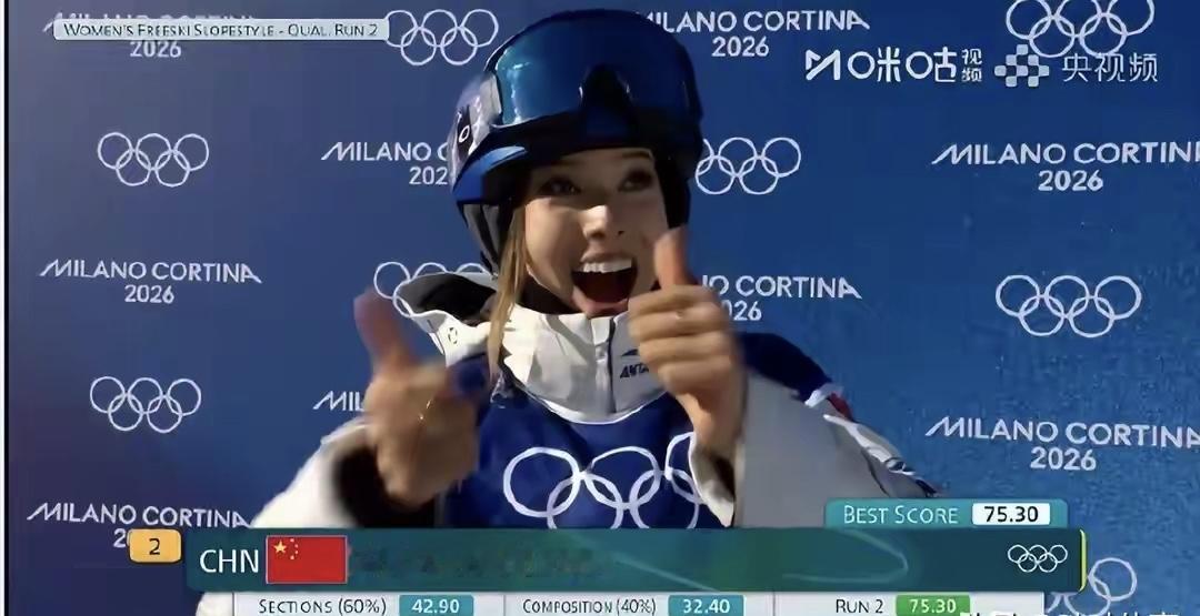 2月7日，米兰冬奥会自由式滑雪女子坡面障碍技巧预赛落幕，中国四位选手出战两轮比拼