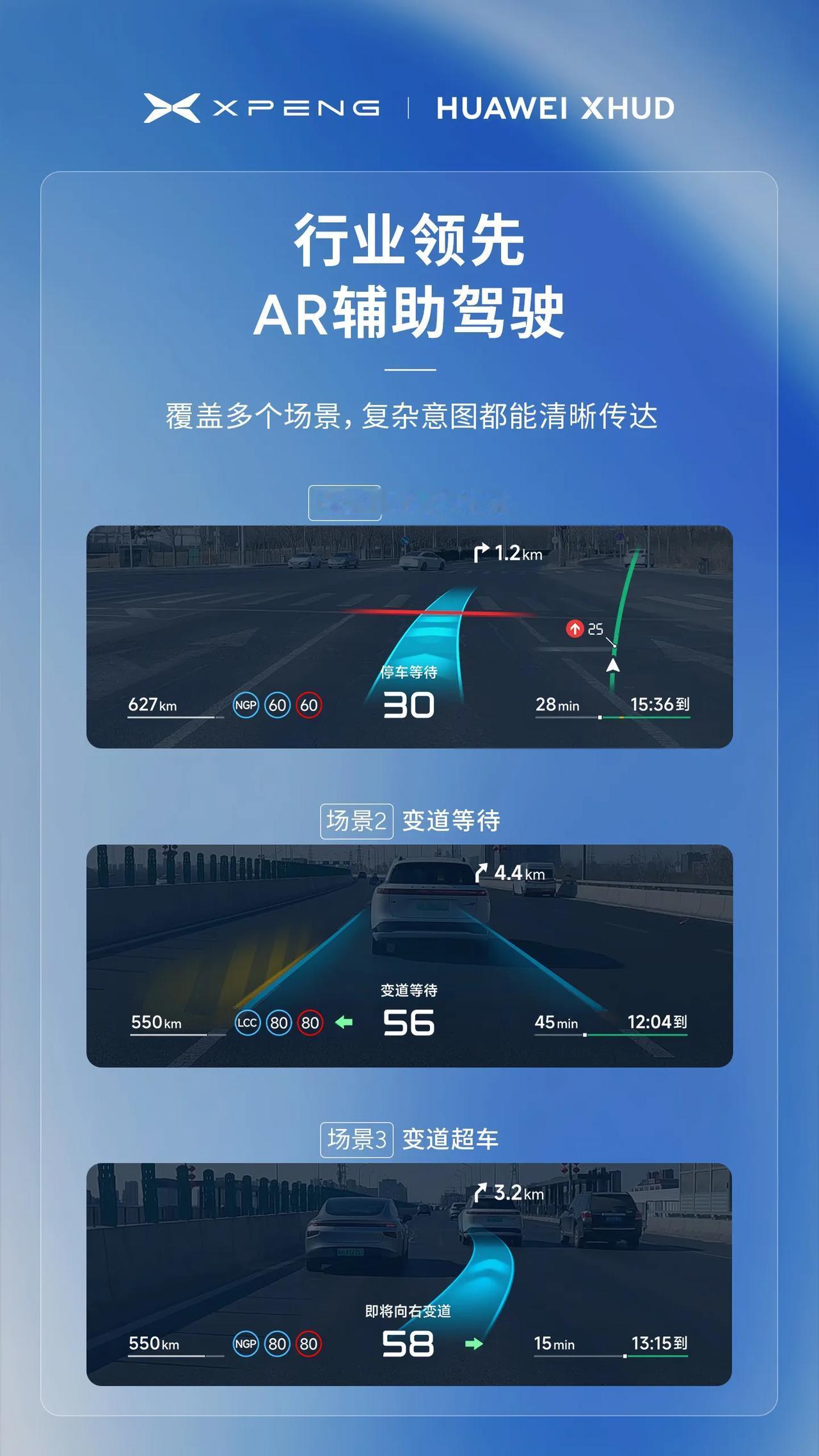 小鹏和华为联手搞的这个「追光全景」抬头显示，就像给汽车装了个 “科幻级导航眼镜”
