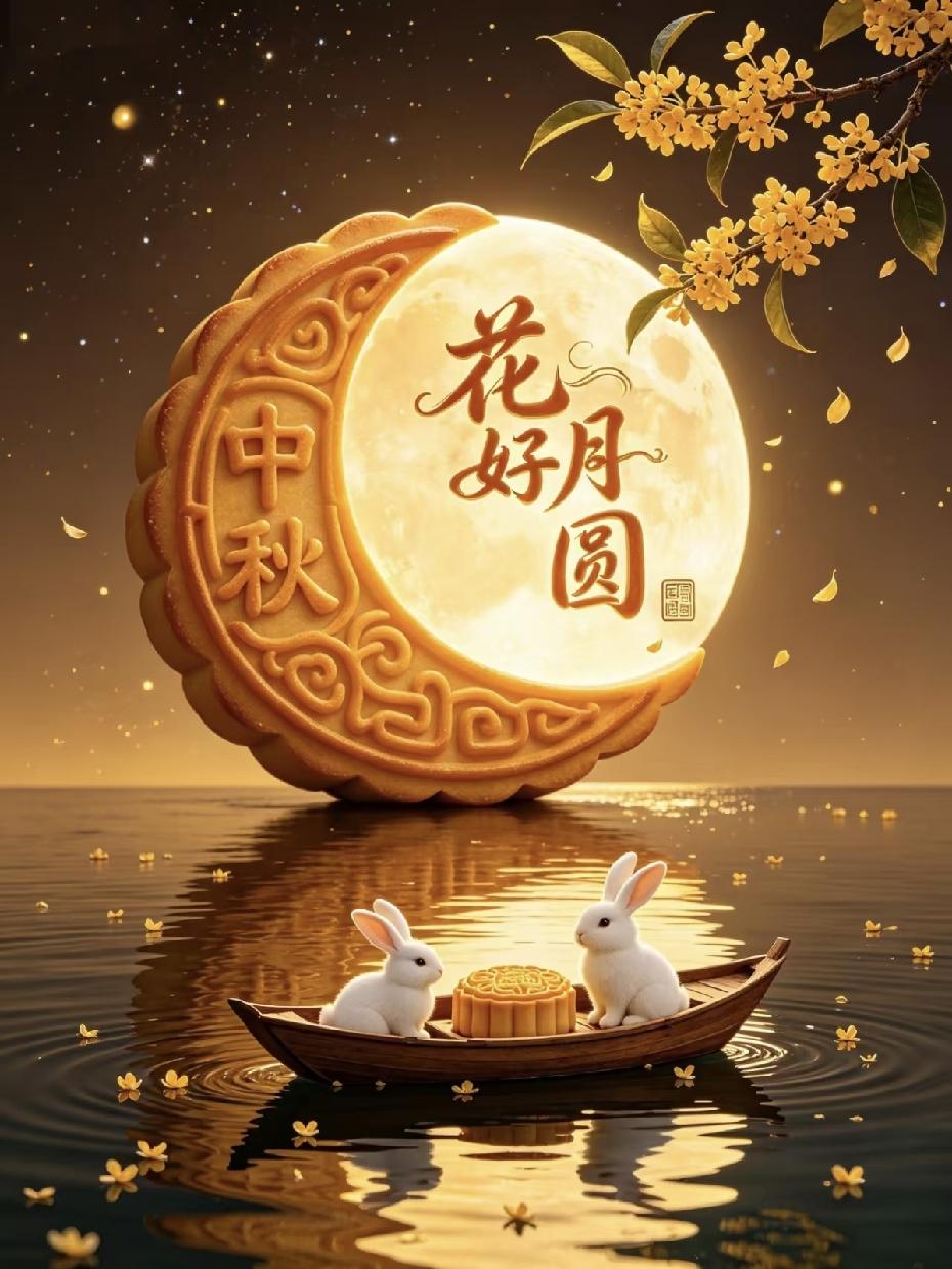 一轮圆月挂枝头，人间岁岁庆中秋。
 
中秋最动人的从不是月色多美，
而是万家灯火