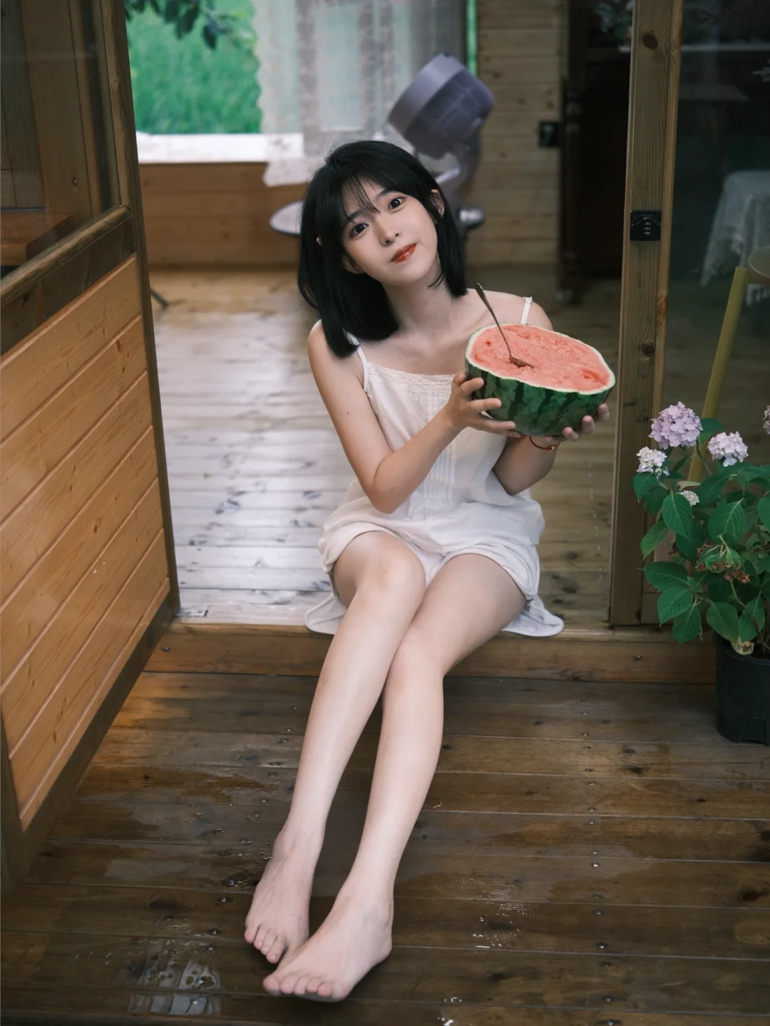 稻田间的西瓜妹🍉