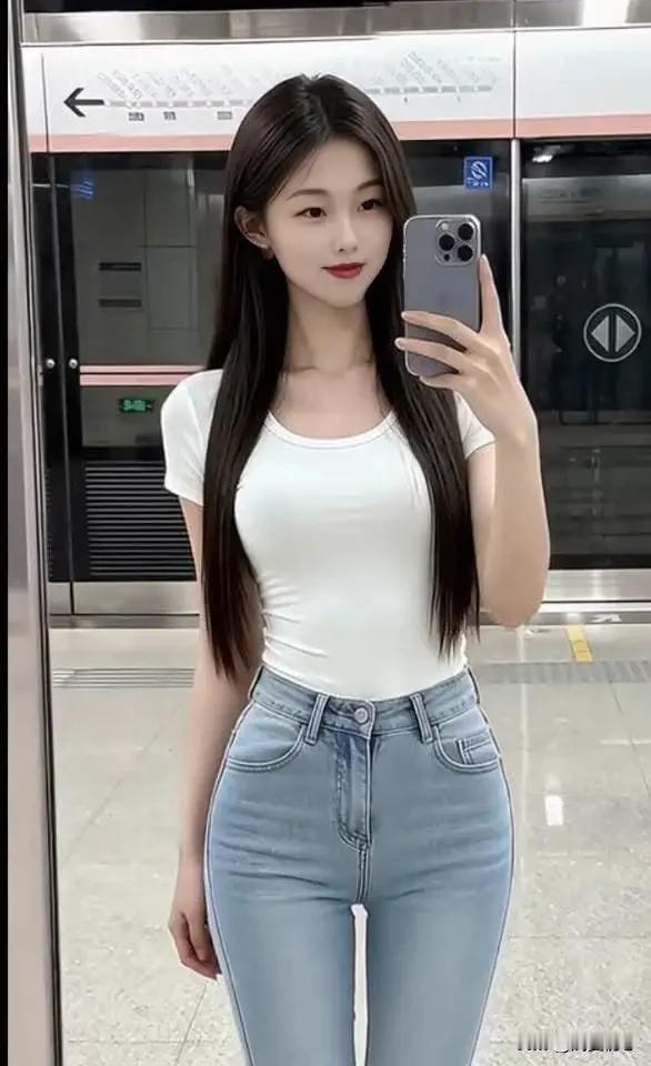 镜中人影，笑语如花。时尚穿搭,今天出门穿什么?