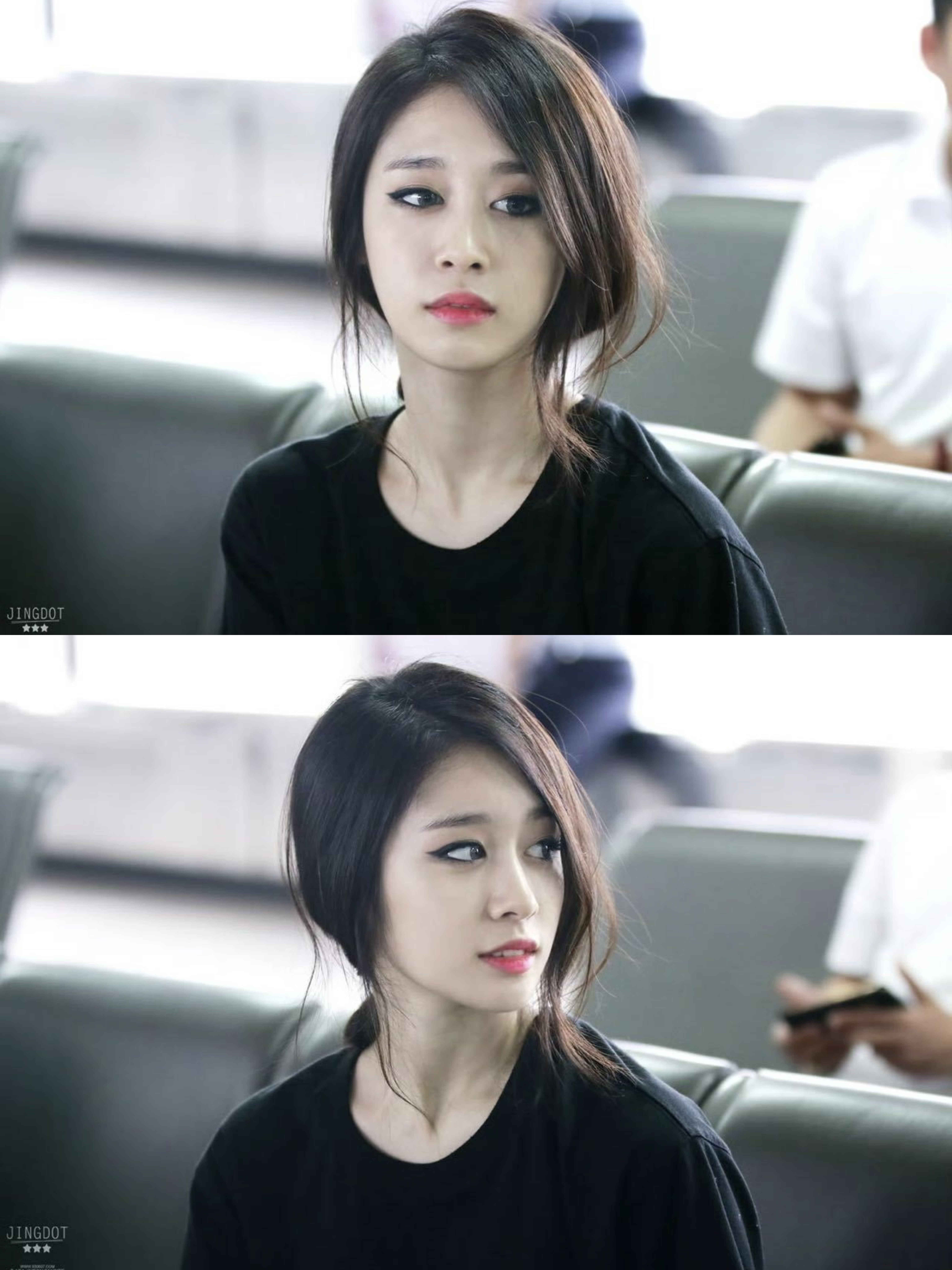 朴智妍  21岁时的机场图 