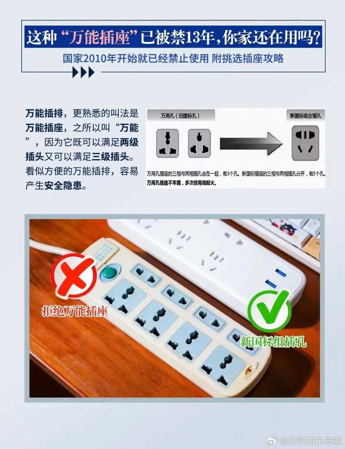 这种插排以前可火了，既能插两脚插头又能插三脚的，但是有个毛病就是爱坏，2010年