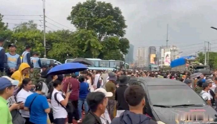马尼拉大型集会引发交通管控，菲总统调整当日公务安排
 
当地6月30日上午，菲律