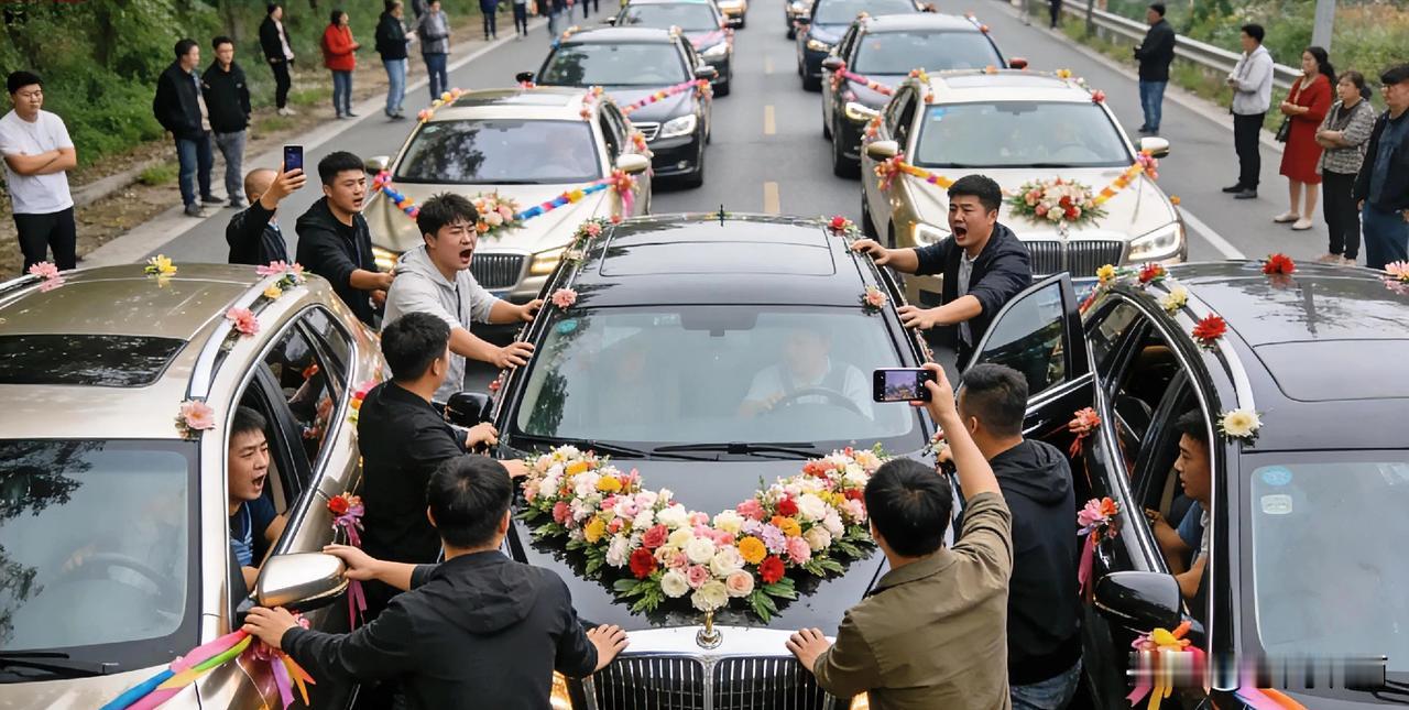 恶意拦婚车不可取，文明婚俗才是真喜庆
 
如今在网络上，频频出现恶意拦婚车的乱象