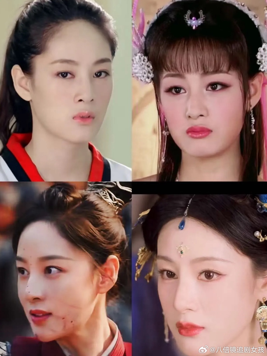 演员保持原生脸太重要了十年了还是能在与晋长安里认出方婷宜！女演员不动脸就是最好的
