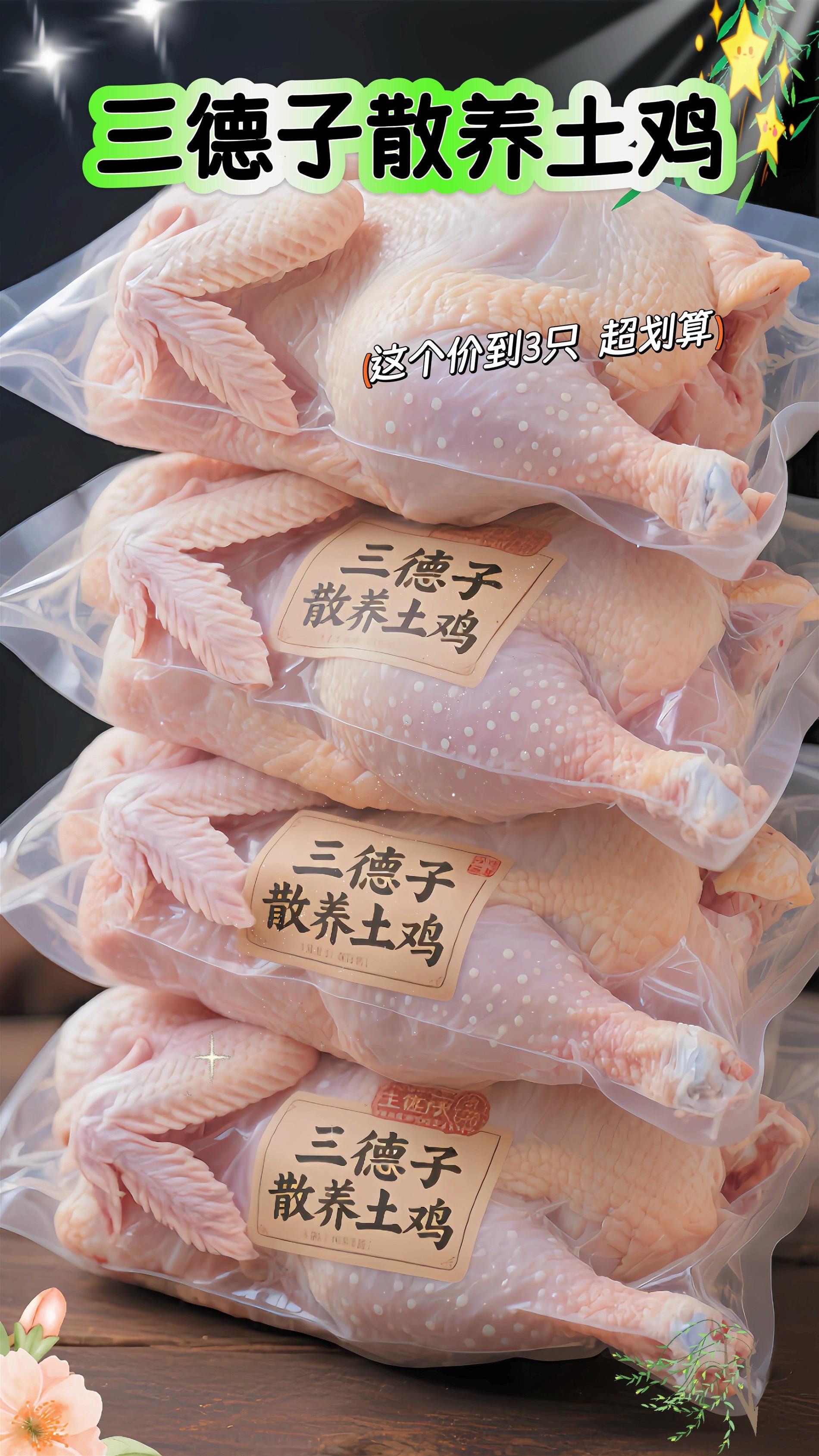 59.93只散养土鸡！三德子家散养鸡，纯正土味，还原儿时本味！漫山遍野...