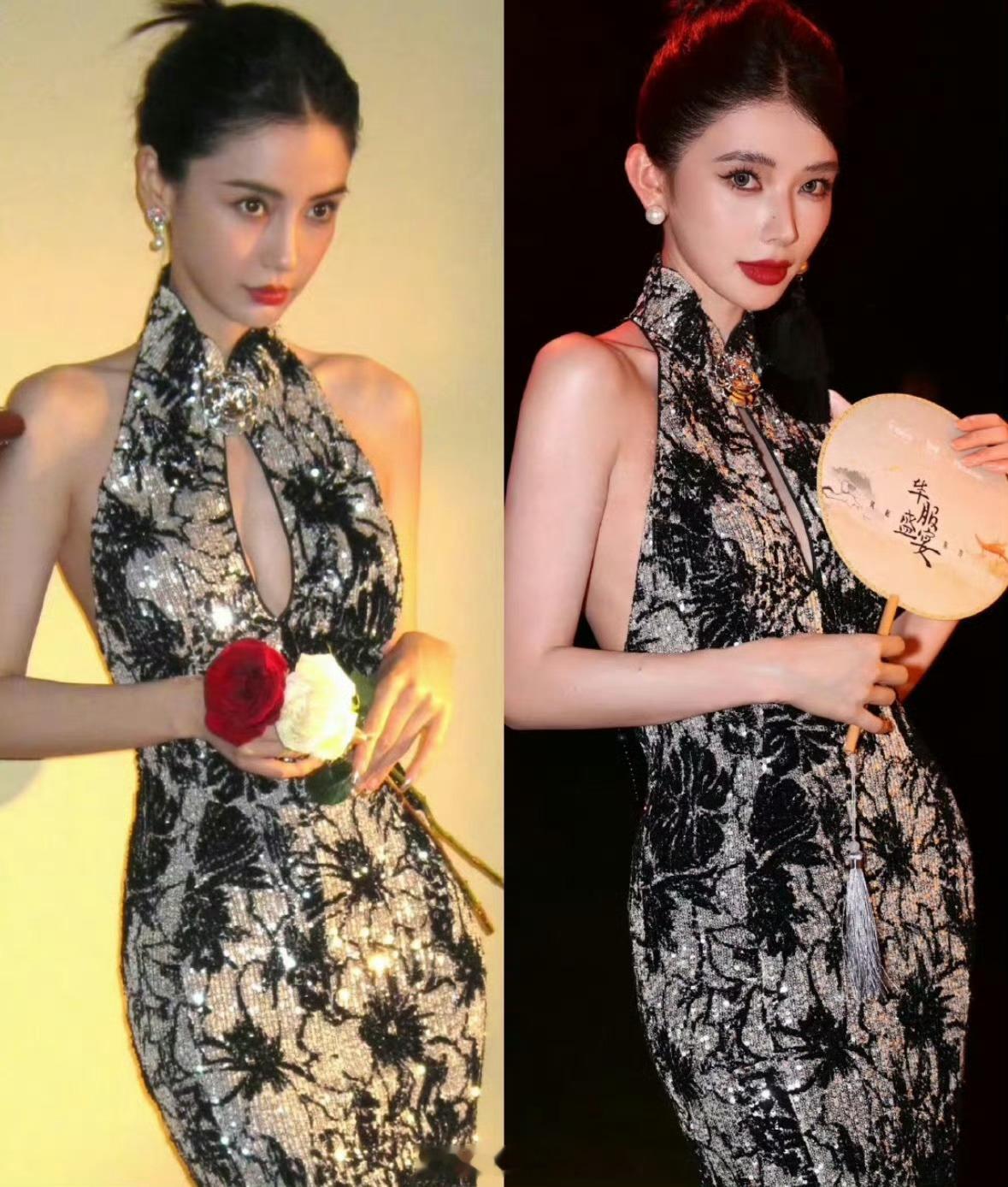 方圆撞脸angelababy到底是谁有脸盲症，这有哪里像了，明星和网红还是有区别
