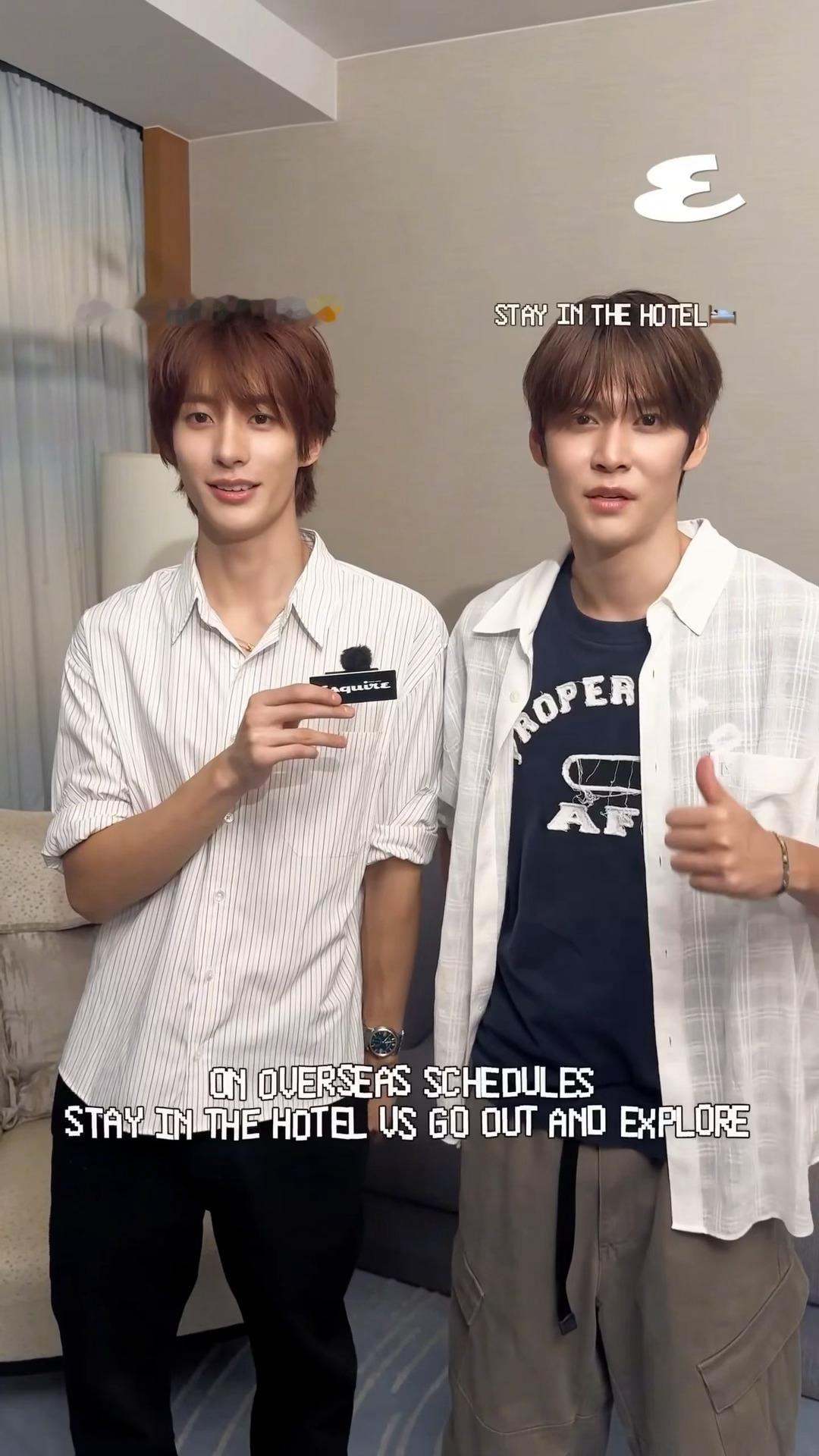 260903 esquirehk 有海外行程时，选择留在酒店还是外出探索？🩵：