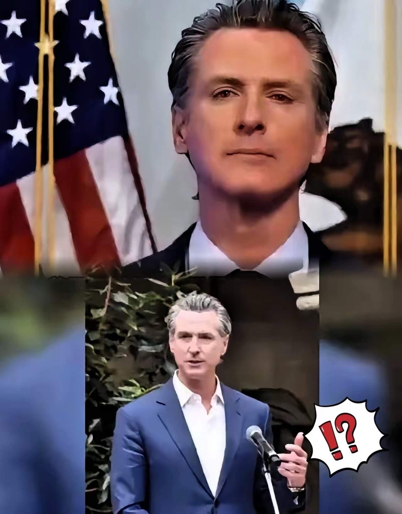 美国加州州长纽森的喊话
让中国人都在看特朗普的笑话
今天，美国加州州长霸气硬怼特