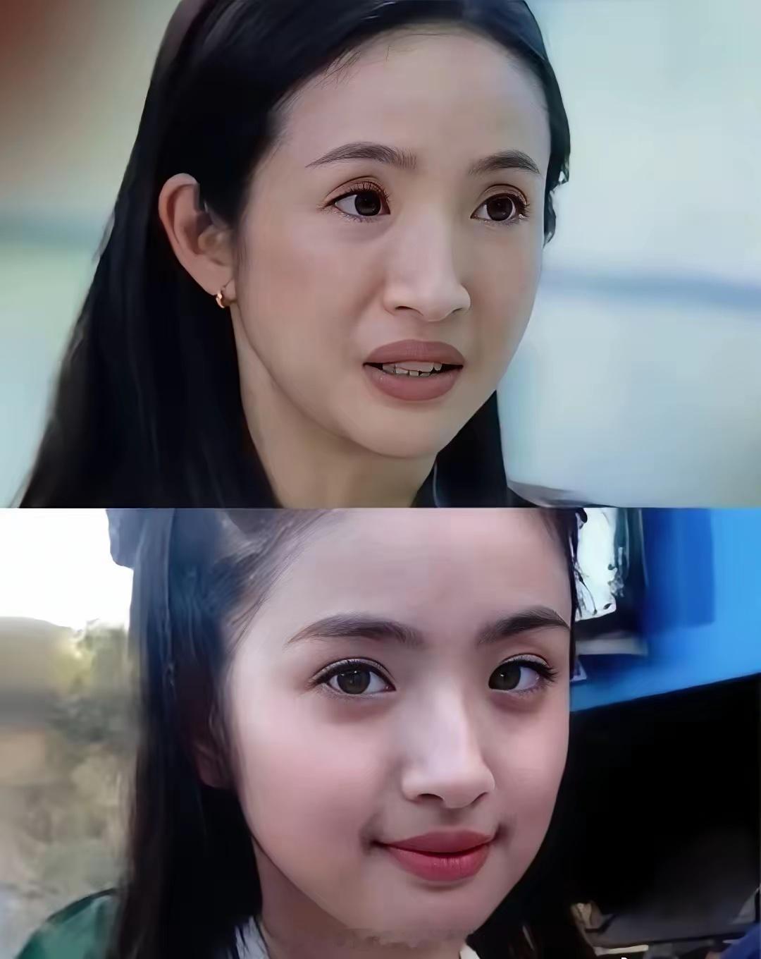 她的眉眼好直观。。。早期很灵动，为啥后面凹陷这么严重 