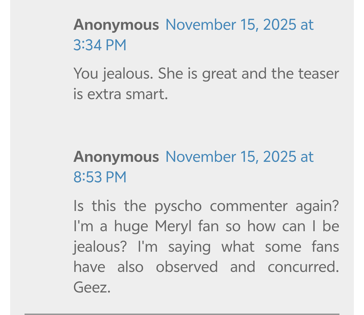 笑死，我好久没有去老白男博客看，发现eva大姐又现世了，她好几次发神经，我都把她