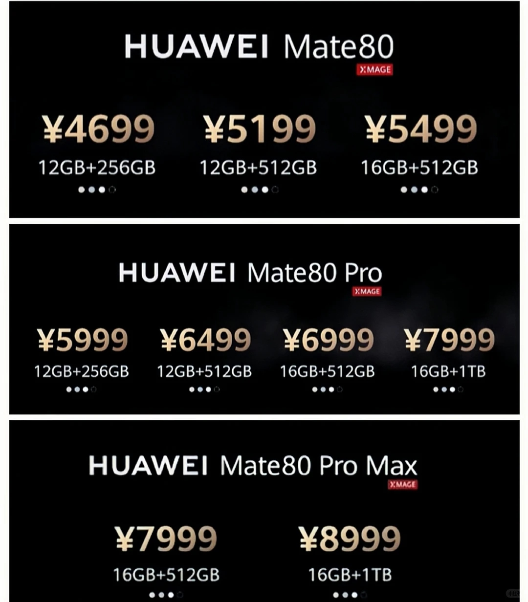 竟然全系比上代便宜了500块钱，在存储等物料涨价的情况下友商们都在想办法涨价或者