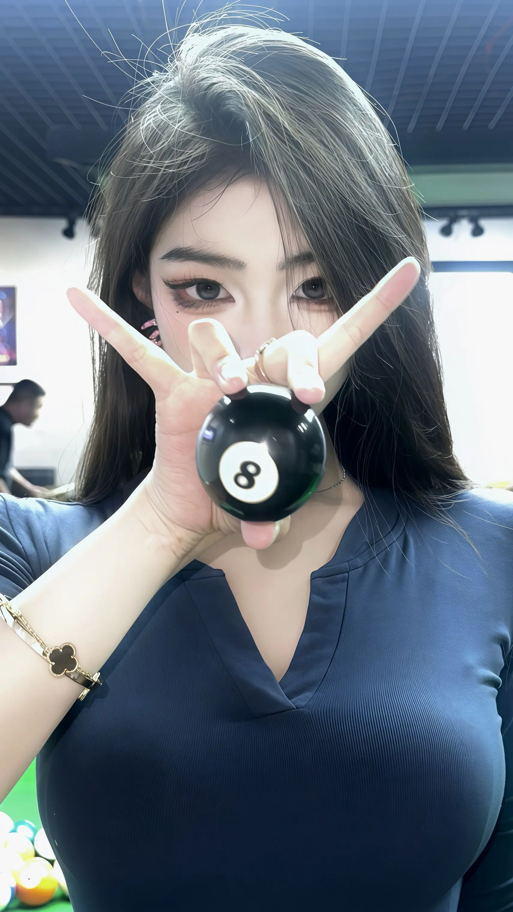 你问我什么是主宰 黑八精准落袋就是主宰🎱