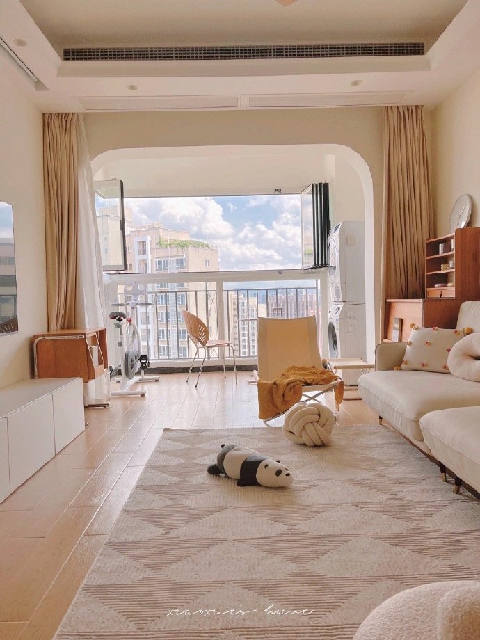 小两口温馨舒适惬意的小家 