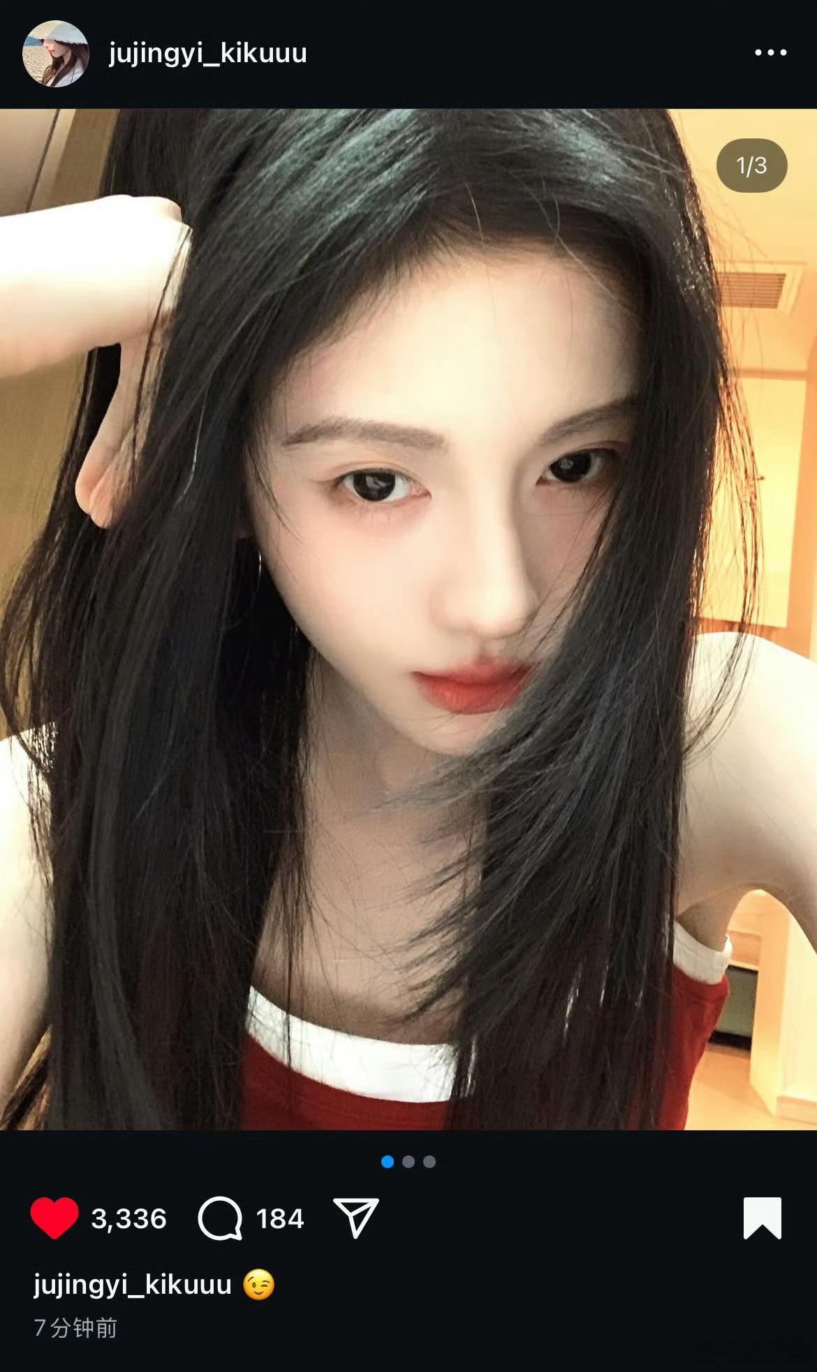 鞠婧祎ins更新了，好漂亮呀[爱慕][爱慕]鞠婧祎ins更新 ​​​