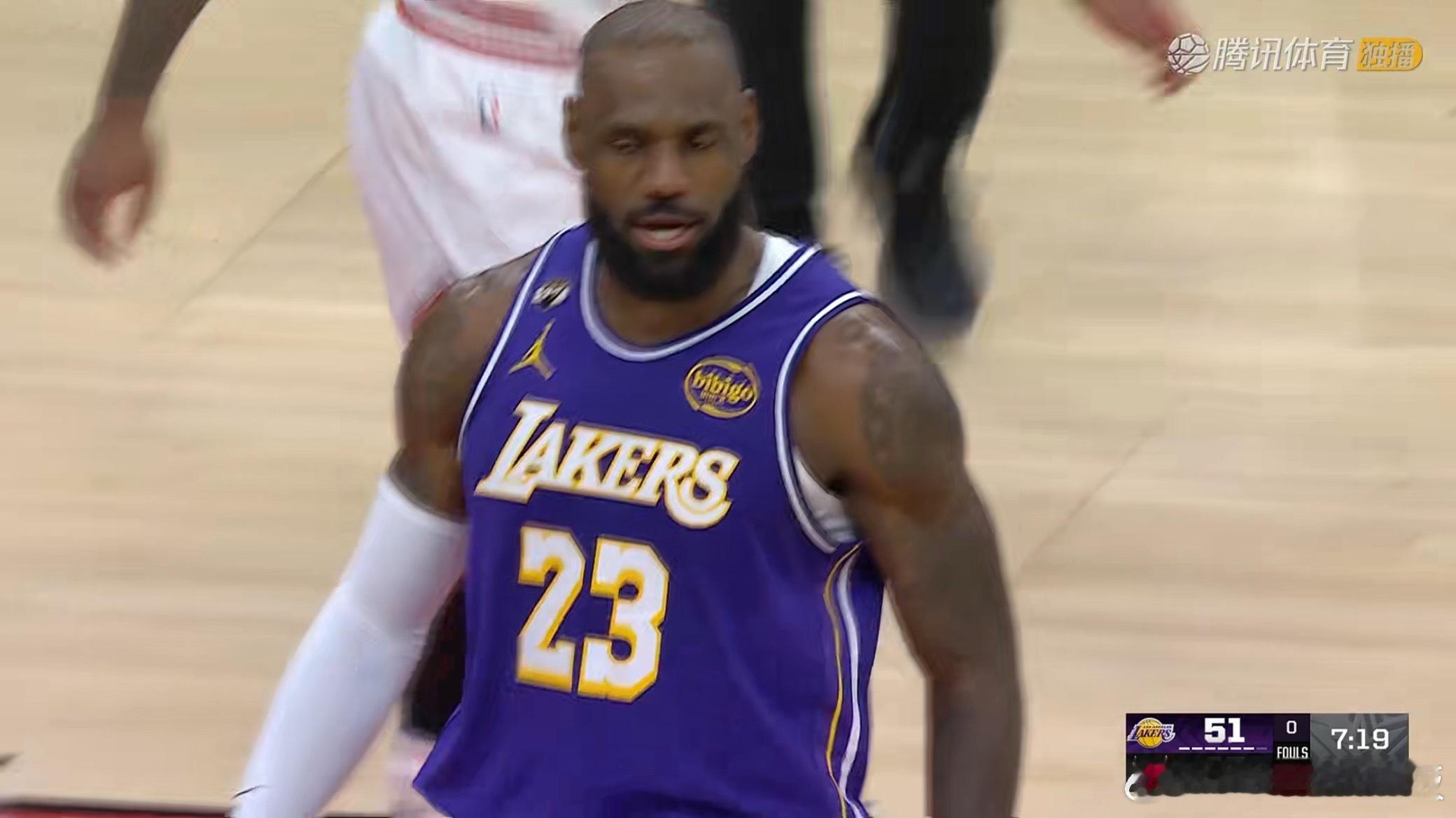 这防守！！湖人领先14分🔥湖人vs公牛