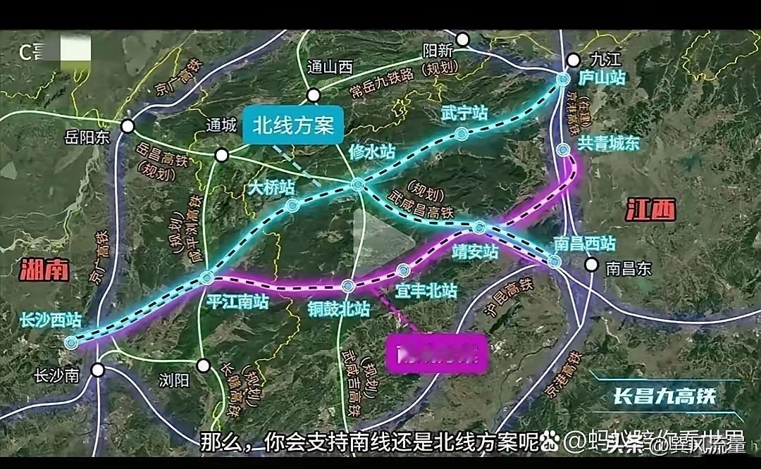 中三角最好修高铁枢纽的位置是修水，三大省会的外心！
奈何三地都是不想便宜了对方，