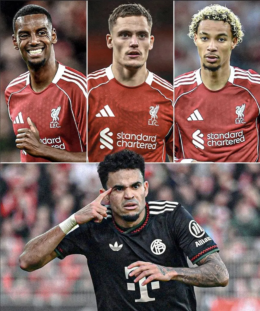 疯狂数据：路易斯·迪亚斯本赛季直接参与进球数（22球）超过了伊萨克、维尔茨、弗林