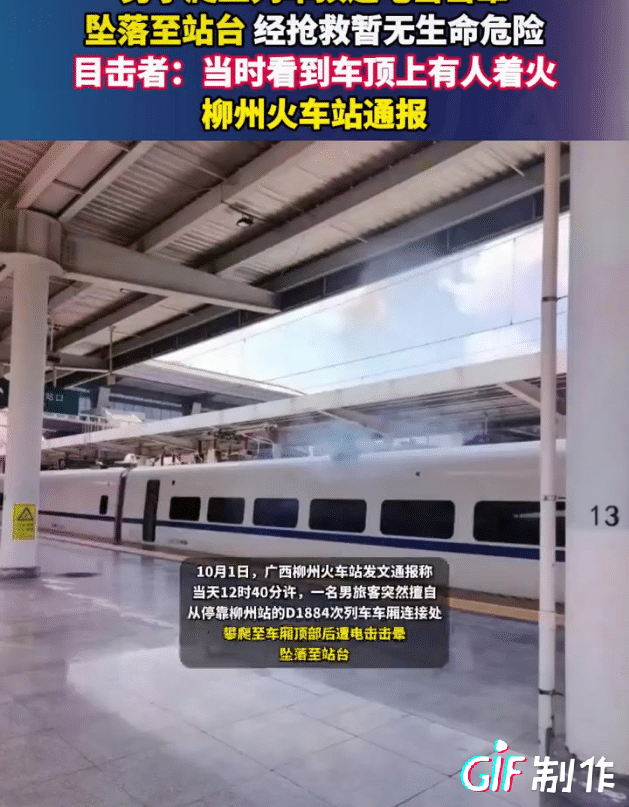 擅自冲到电车顶部被电击这件事一方面是害人精，一方面也是车站安全防范也存在问题，如