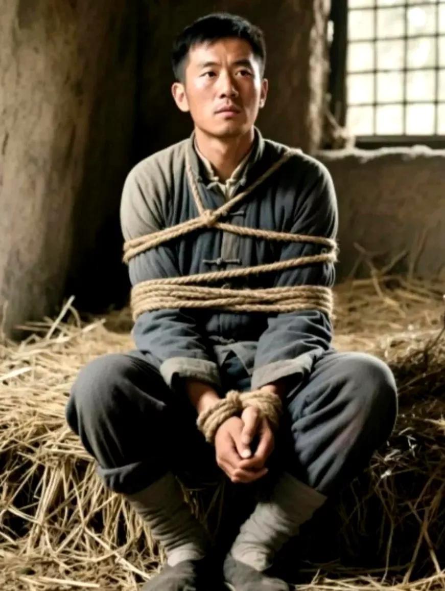 1942 年，一地下党偷偷磨断绳索，卸掉门扇，从草屋里逃了出来。​
不料一小贩突