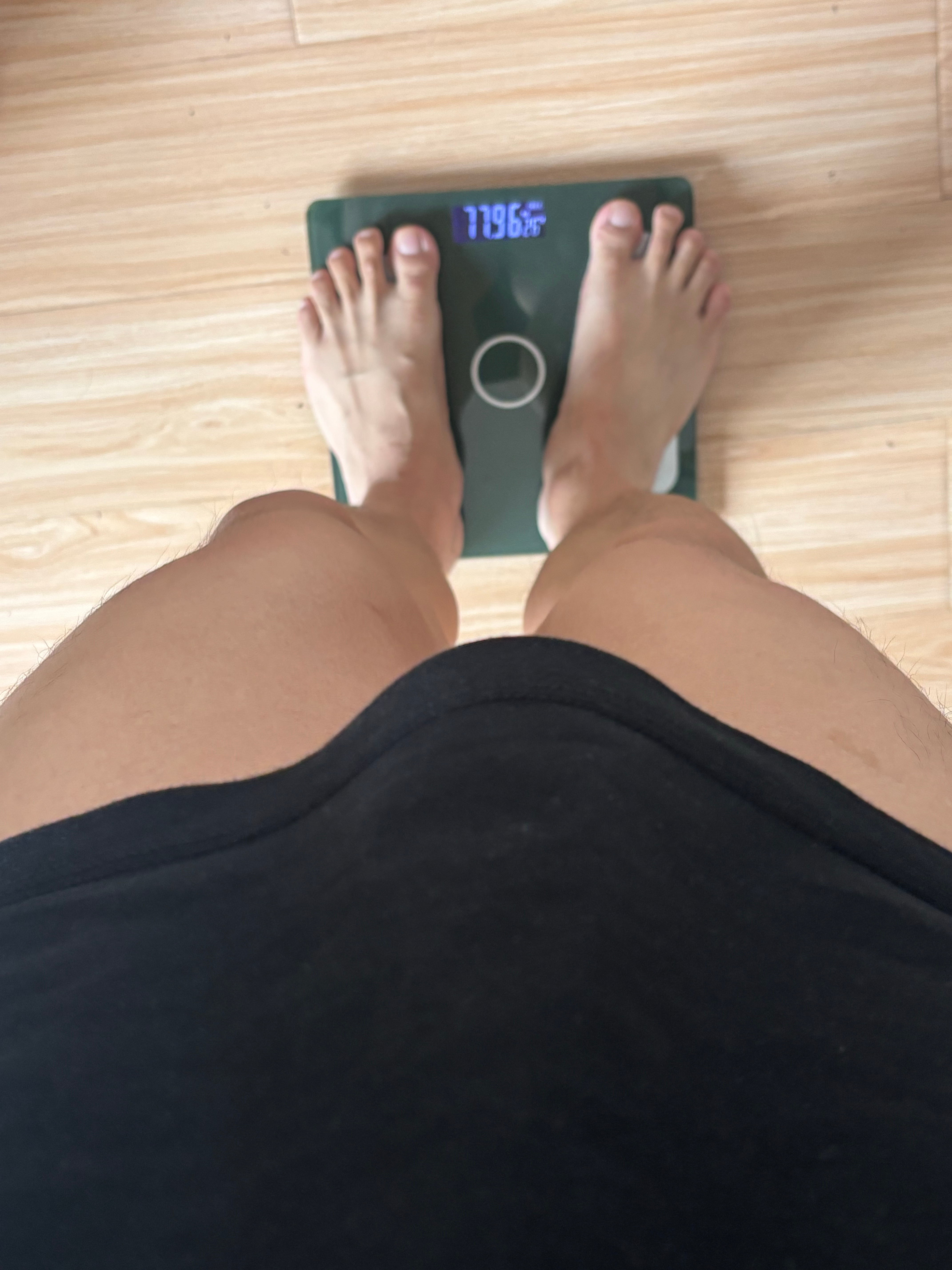77.96kg😧 