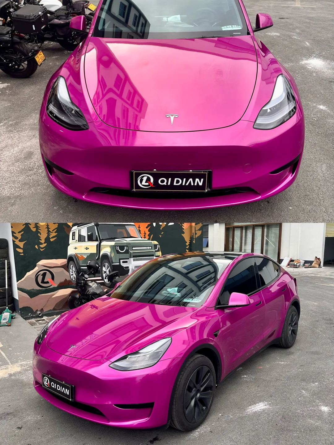特斯拉MODELY AX 浆果紫