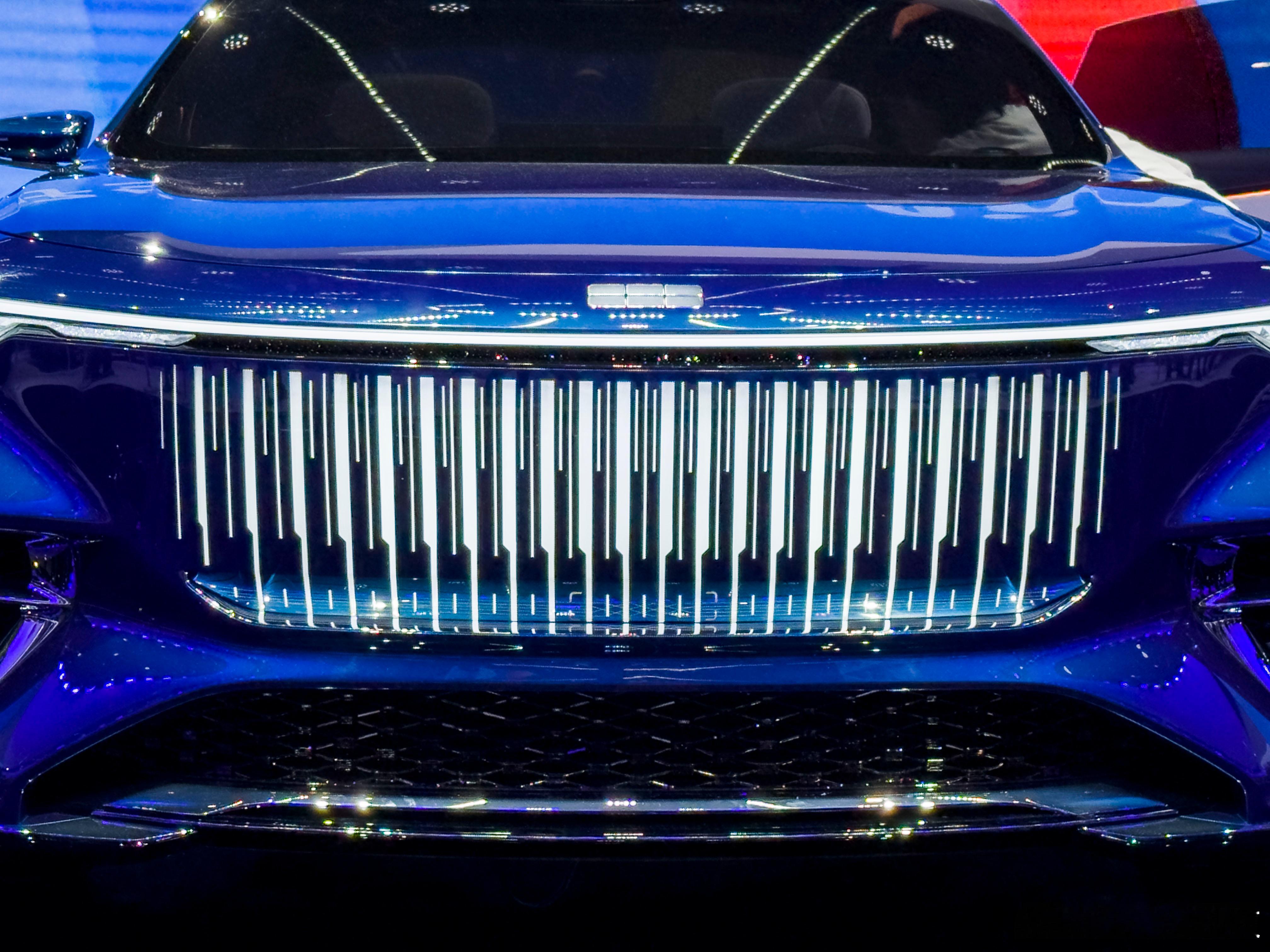 2026北京车展这就是北京车展 在2026北京车展的A1展馆中吉利展台上，全新概