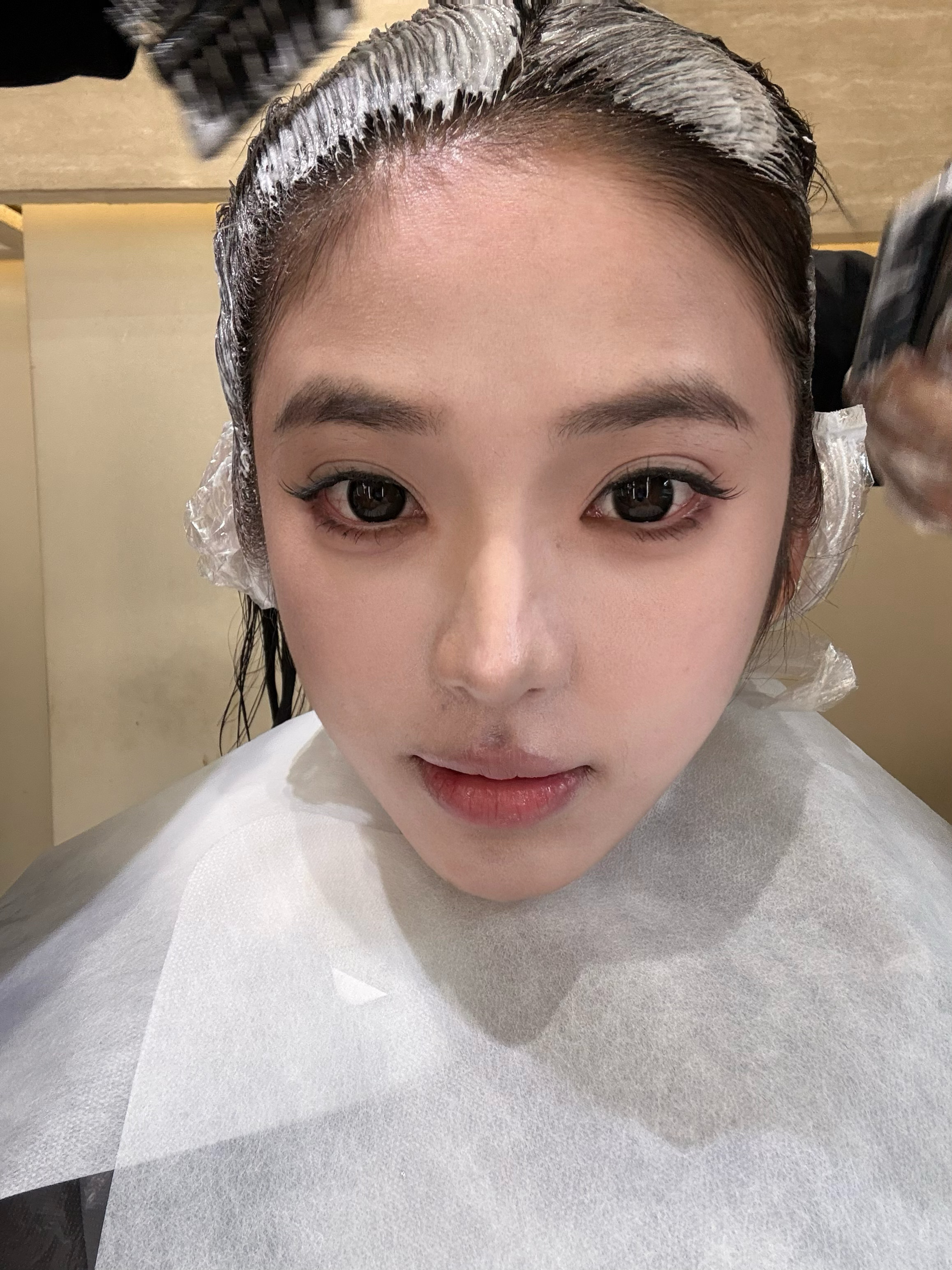 一个月要对自己的头发下几次狠手啊.. 