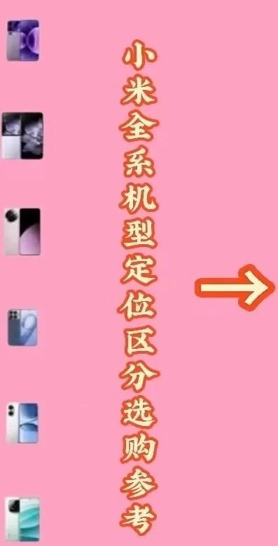 小米全系机型定位区分选购参考
小米数字旗舰：骁龙顶配芯片+徕卡影像，整机无明显短