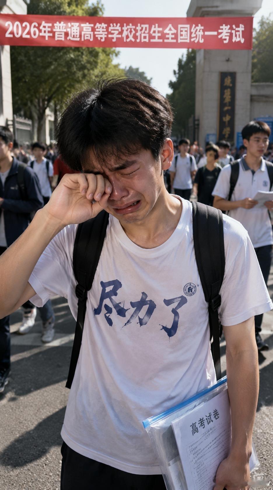 因为题太难考生出考场后直接哭了三年刷题，一朝被难住。不是不会，是题型全变、套路失