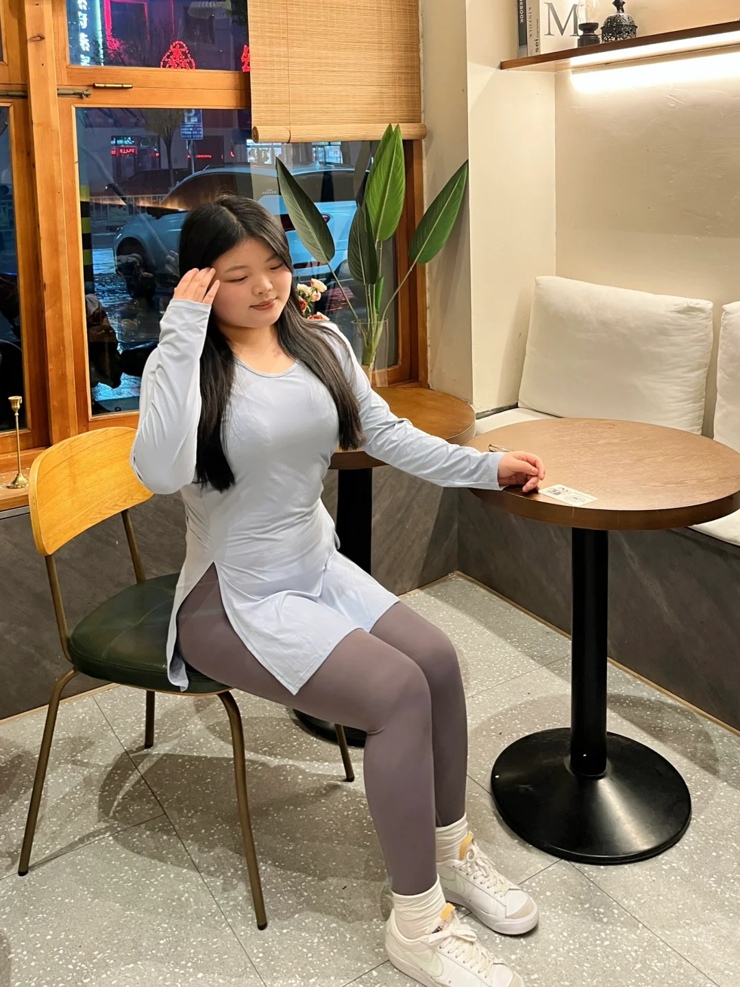 158｜155斤室内瑜伽穿搭