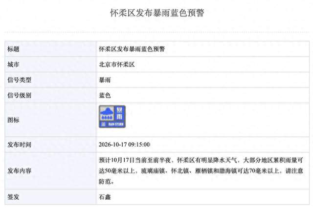 北京这些区雨大，出门带伞！