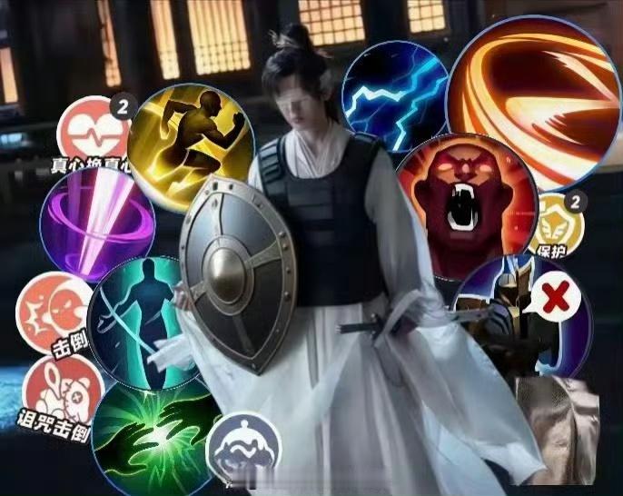 娱乐[超话]网友给王权富贵做的各种防护装备 王权富贵万剑穿心名场面要来了，网友给