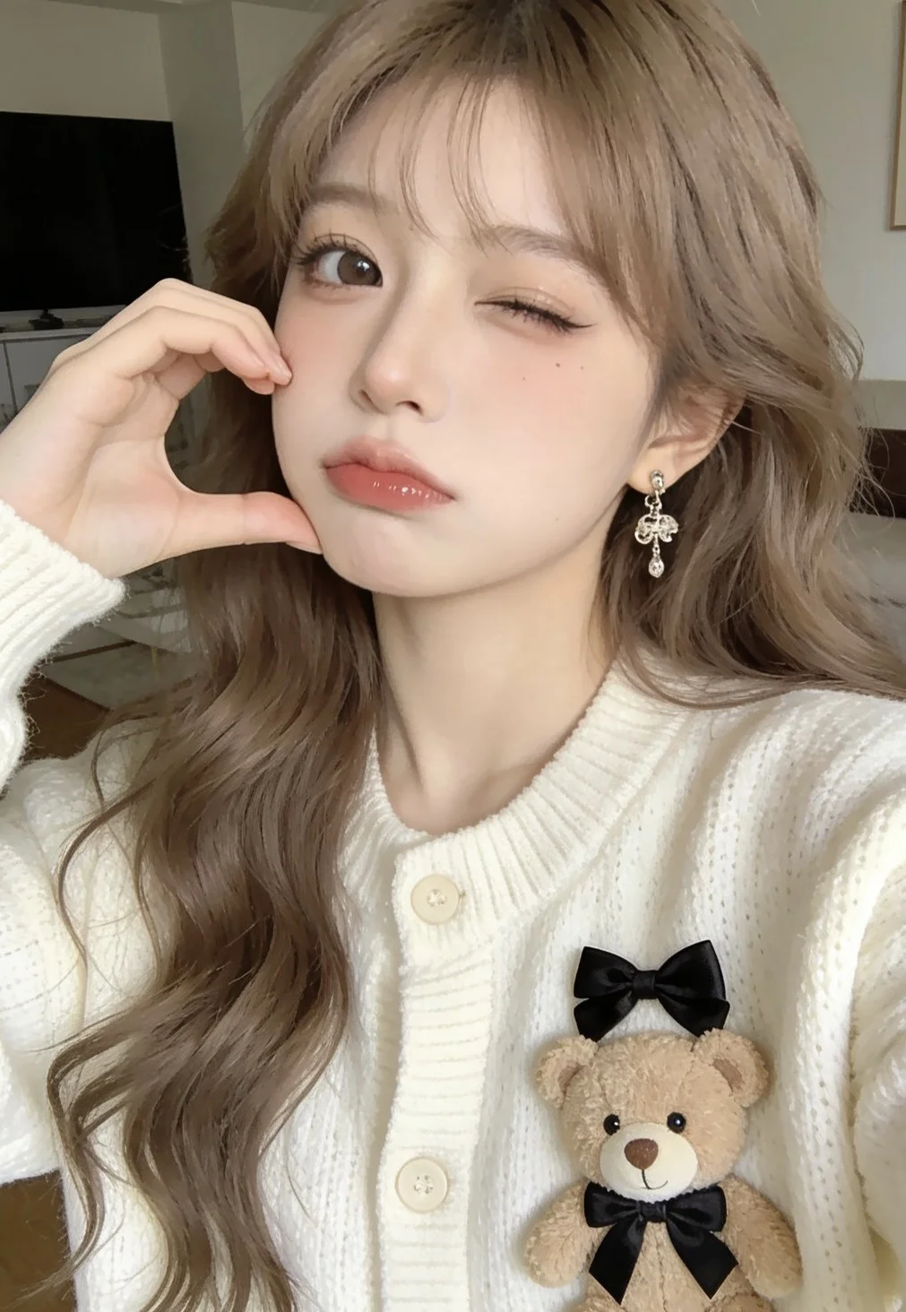 奶呼呼的韩系甜妹妆容！